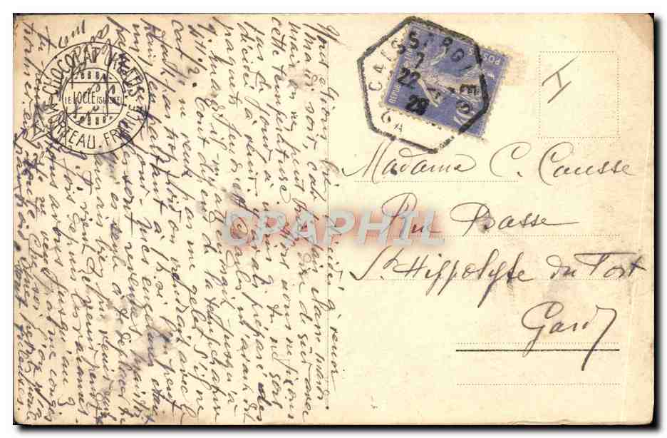 CPA Attelage Labour  — Rückseite