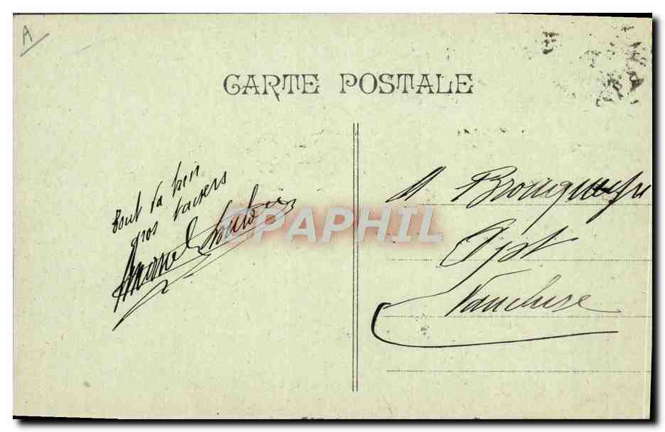 Doukkala — Paquebot français de la N. Paquet - Courrier du Maroc — éditeur Grimaud Fils & Cie — Rückseite
