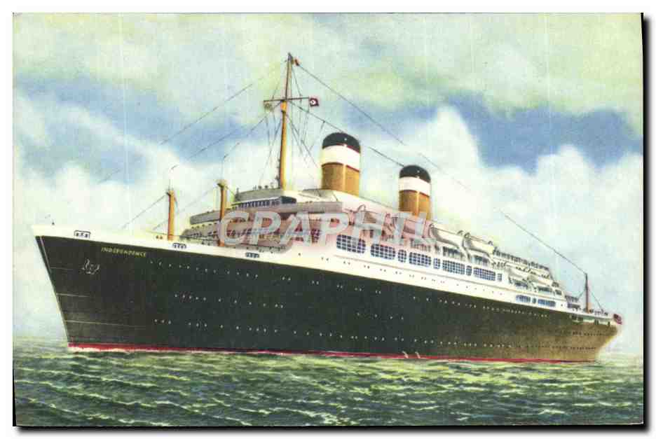 Côte d'Azur — Le paquebot Independence — American Export Lines