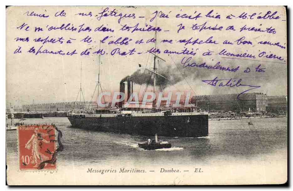 Dumbea — Messageries Maritimes — EL.