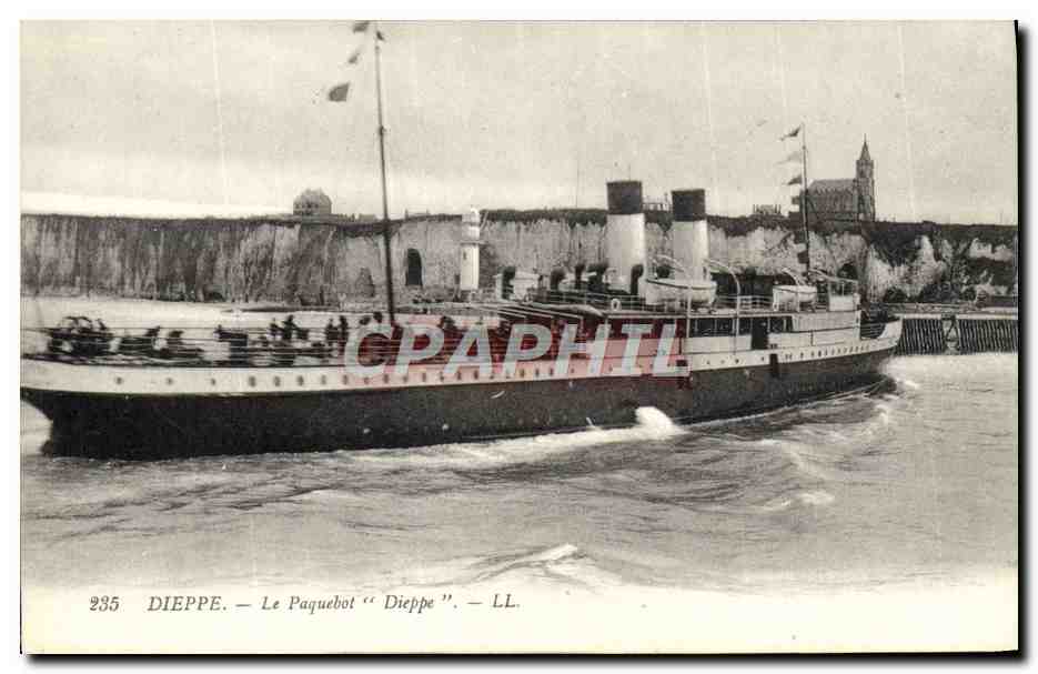 Dieppe — Il transatlantico "Dieppe" — LL. n° 235