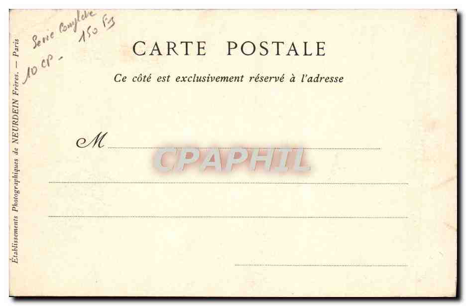 CPA Fantaisie Enfants Marchande de maree Poissons — Verso