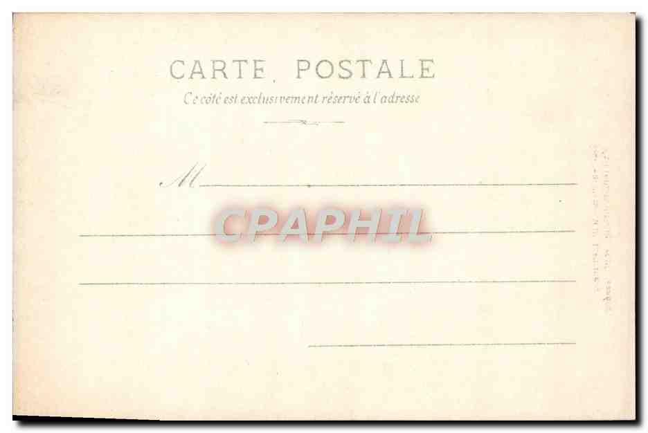 CPA Fantaisie Enfant La petite institutrice — Verso