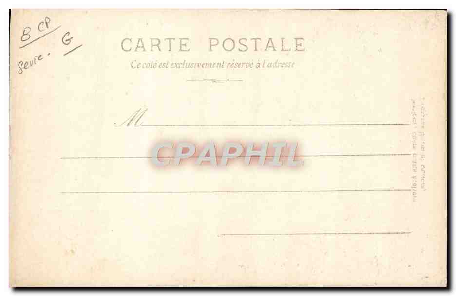 CPA Fantaisie Enfant La petite institutrice — Verso