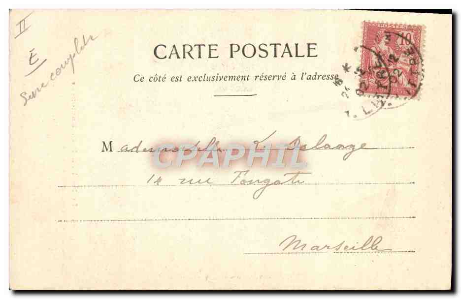 Le Noël du Petit Ramoneur — Édition photographique A. Bergeret et Cie, Nanny — n°6 — Rückseite