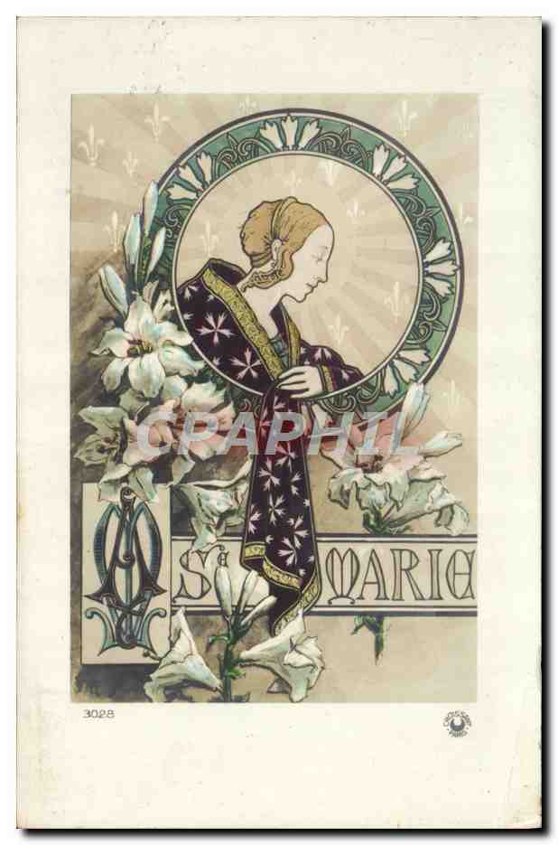 CPA Fantaisie Prenom Marie