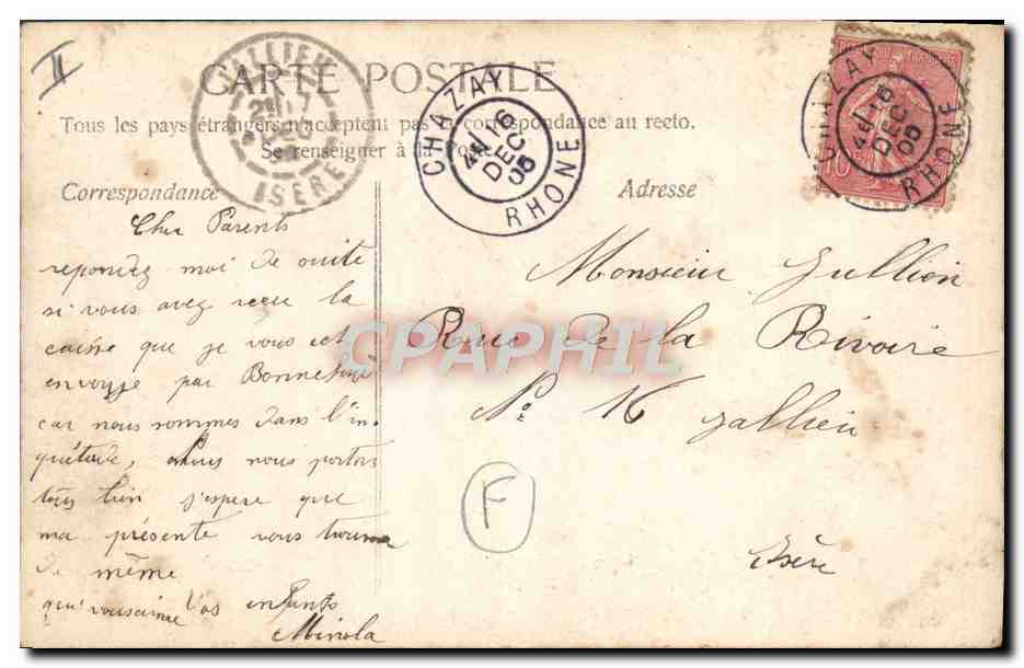 CPA Fantaisie Prenom Francoise — Rückseite