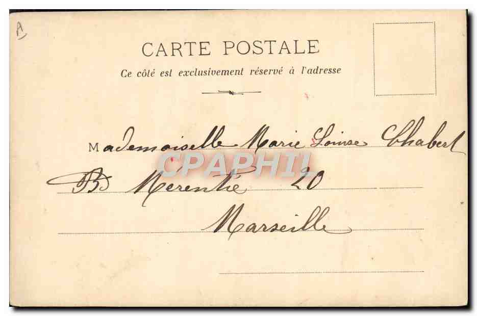 CPA Fantaisie Prenom Marie Louise — Rückseite