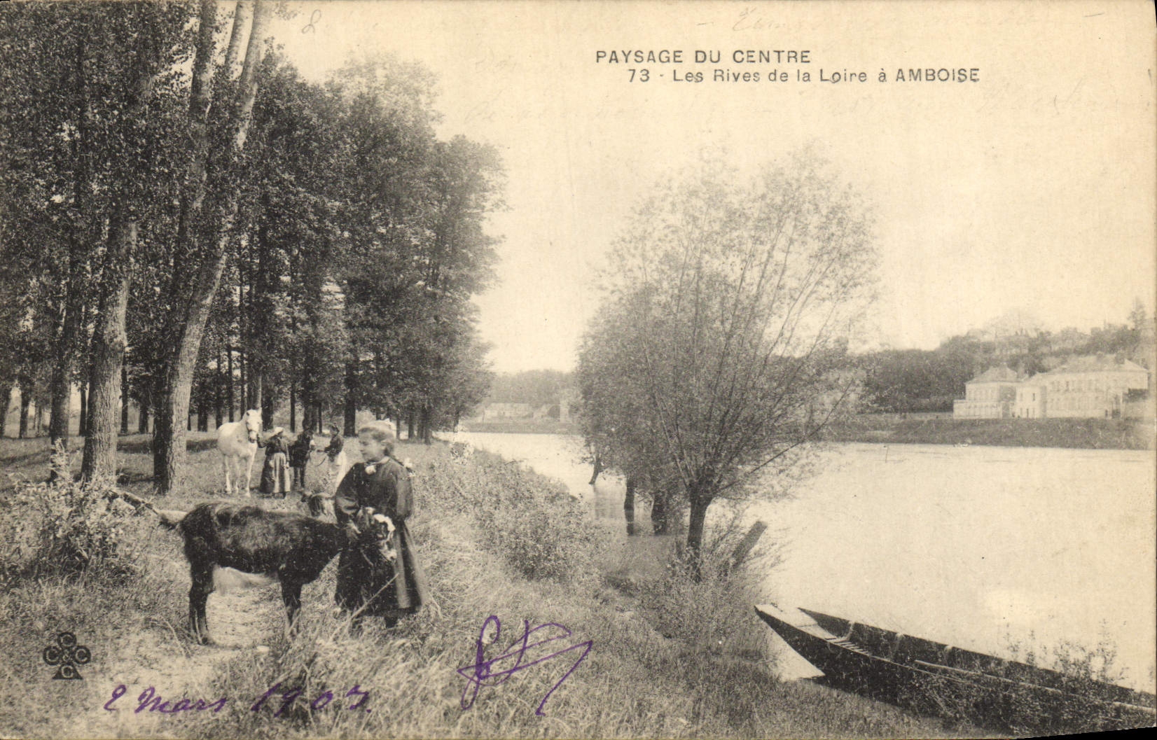 Les Rives de la Loire à Amboise — Paysage du Centre, n°73 — Éditeur non identifié