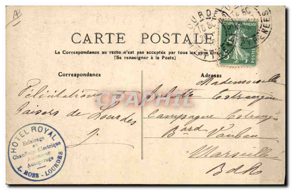 CPA Une jeune bergere Mouton TOP — Rückseite