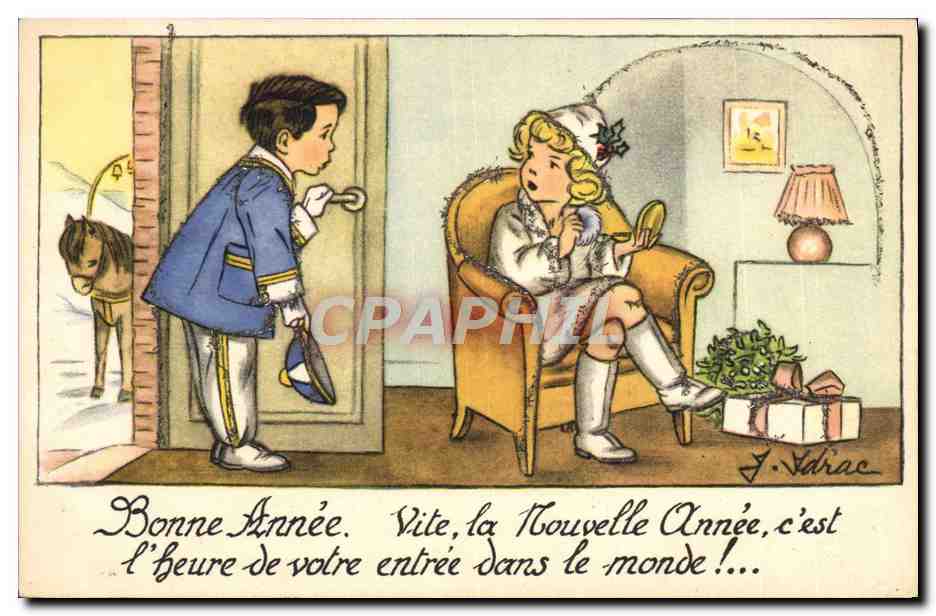 CPA Fantaisie Illustrateur Enfants Idrac 