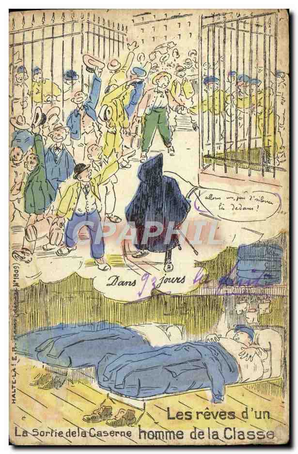 Les rêves d'un homme de la Classe — La Sortie de la Caserne — Halté-la-Li, éditeur E. B. Paris