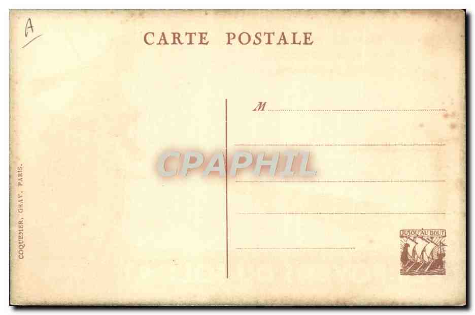 CPA Militaria Les foyers du soldat Union Franco-americaine YMCA — Rückseite