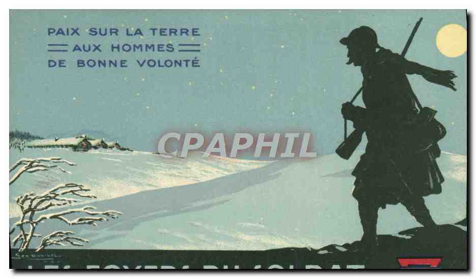 CPA Militaria Les foyers du soldat Union Franco-americaine YMCA