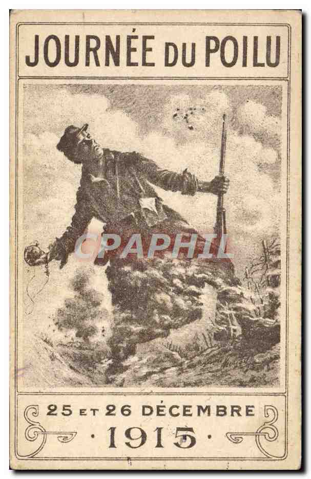 CPA Militaria Journee du Poilu 25 et 26 decembre 1915