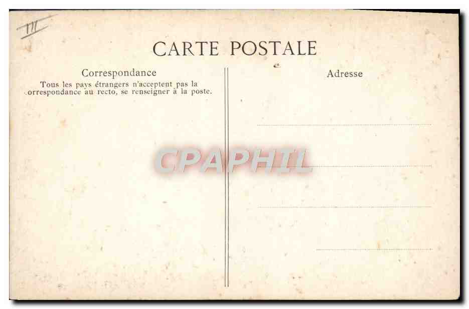 CPA Folklore Enfants — Verso