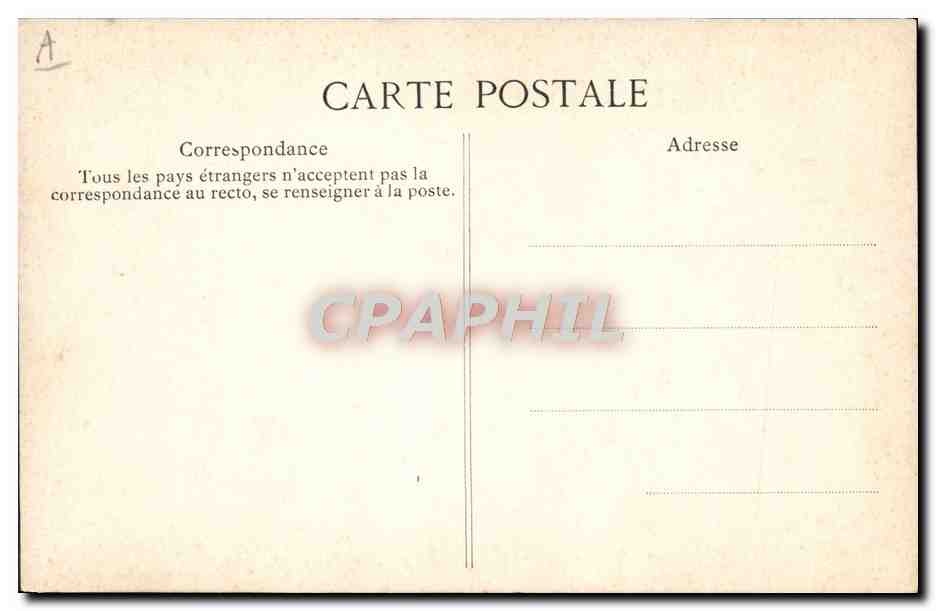 CPA Folklore Le proces verbal Gendarme  — Verso