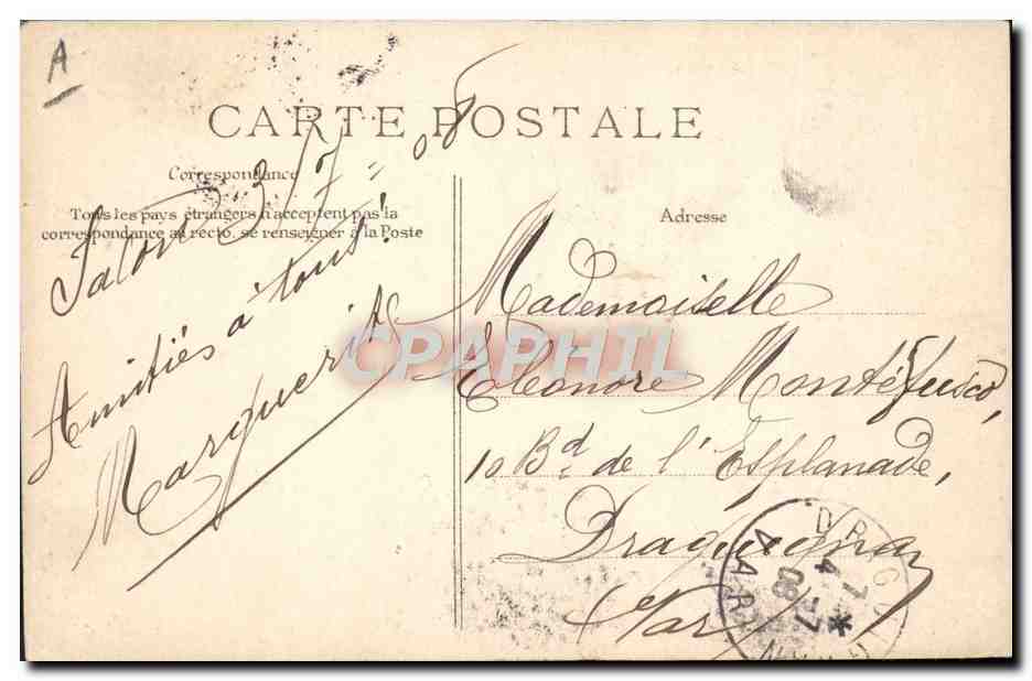 CPA Folklore Les glaneuses de feuilles mortes  — Verso