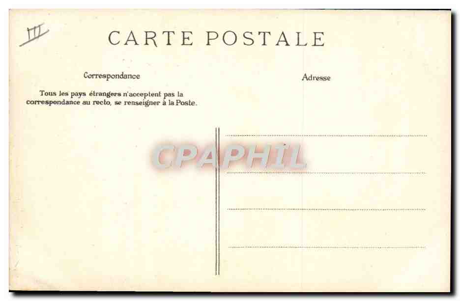 CPA Folklore La journee faite  — Verso