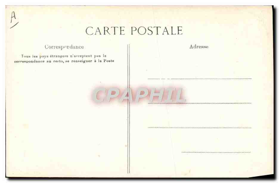 CPA Folklore Un charlatan au village Diable — Verso