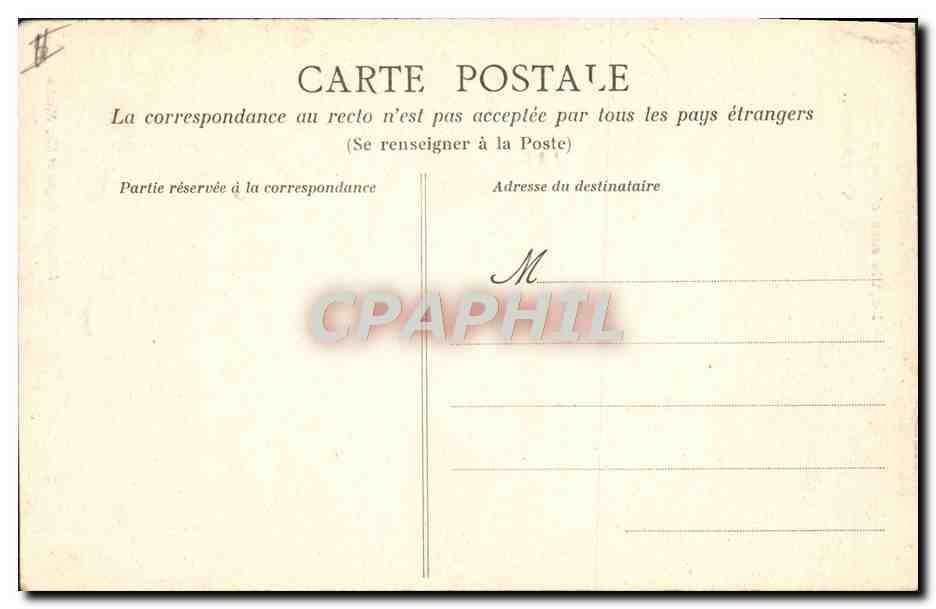 CPA Folklore La vie aux champs  — Verso