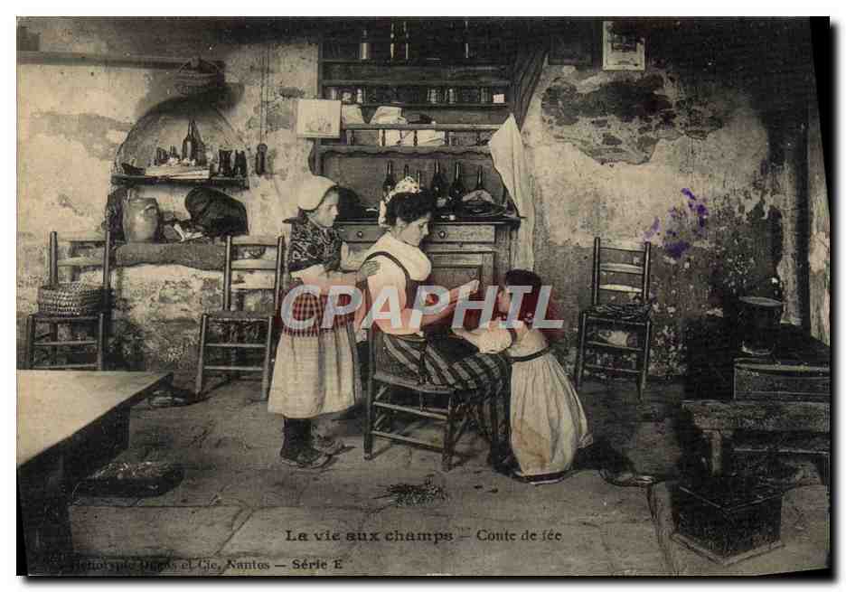 CPA Folklore La vie aux champs Conte de fee 