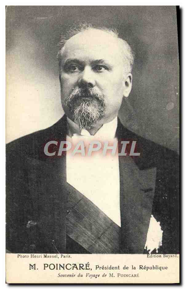 M. Poincaré, Président de la République — Souvenir du Voyage — Édition Bayard
