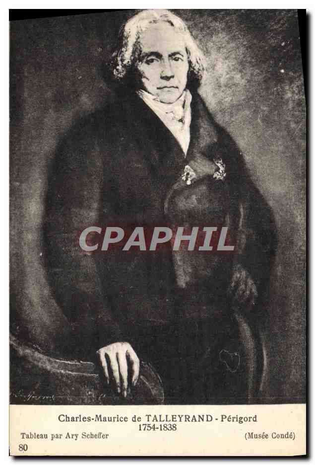 CPA Charles-Maurice de Talleyrand Perigord Musee Conde Ary scheffer 