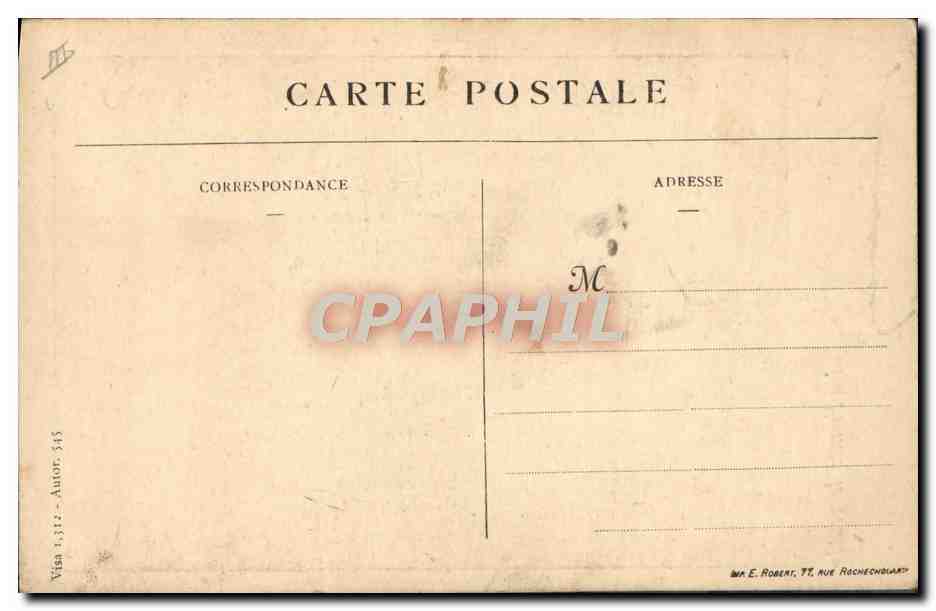 CPA la France le veut — Rückseite