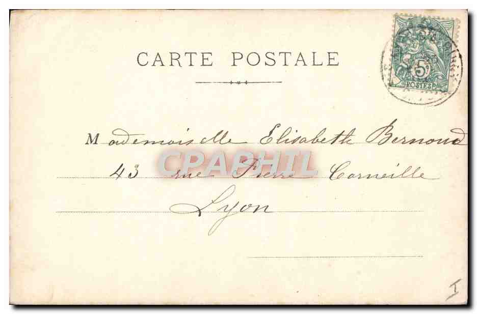 CPA Fantaisie Tabac Enfant — Verso