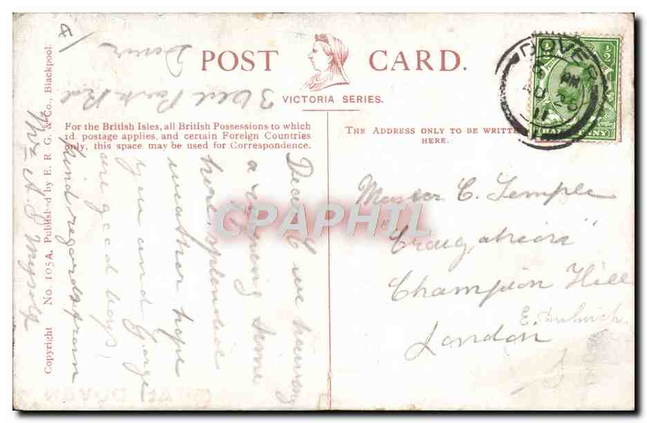 CPA Fantaisie Tabac Dover Cigare Cigarette — Reverso
