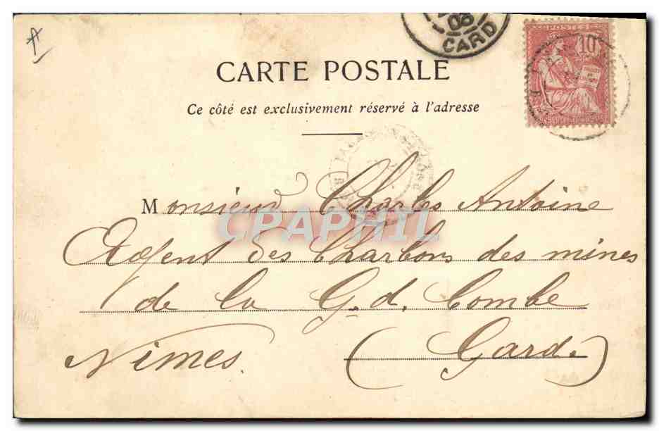 Homme en haut-de-forme fumant un cigare — Le Tabac — Phototypie A. Bergeret et Cie, Nancy — Reverso