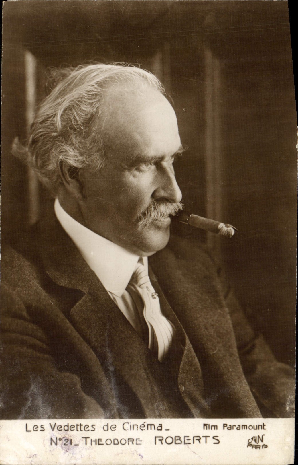 Théodore Roberts — Les Vedettes de Cinéma N°21 — Film Paramount — AN' PARIS