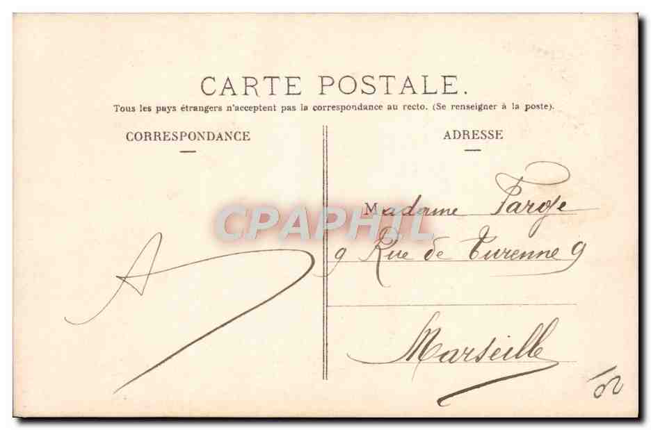 CPA Fantaisie Tabac Homme 1er du mois tout a moi — Rückseite