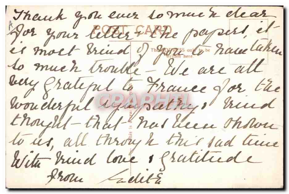 H.M. KING EDWARD VIII — en tenue de soirée avec chapeau haut de forme — carte postale n°49 — Reverso