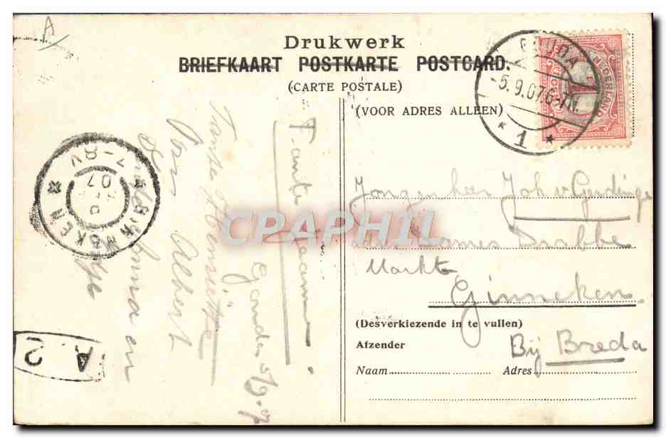 Enfant fumeur — Rooker — A.A. S-H. No. 70, éditeur Anic Janggman — Achterkant