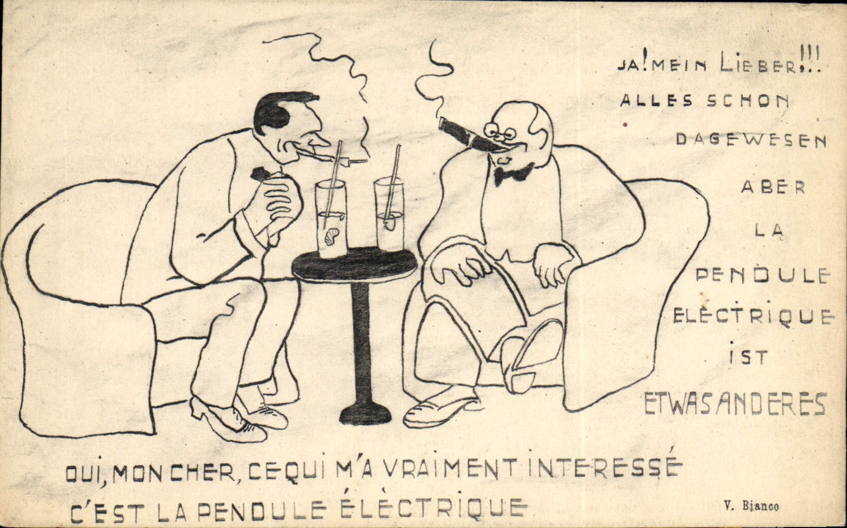 CPA Publicite Tabac Cigare Pendule electrique W R Macford