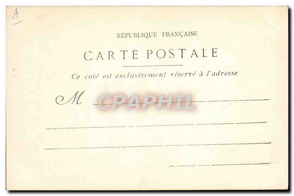 CPA Attelage Depart pour Longchamp  — Rückseite