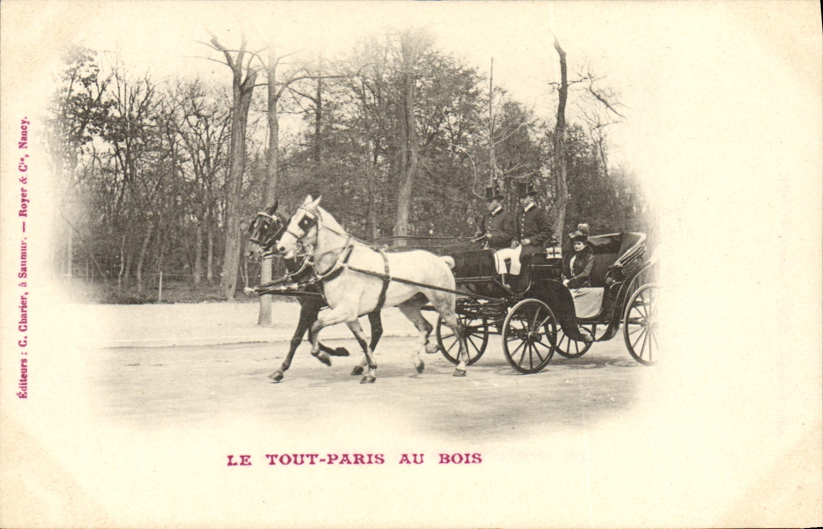 Le Tout-Paris au Bois — Verlage: C. Charlier & Cie, Nancy
