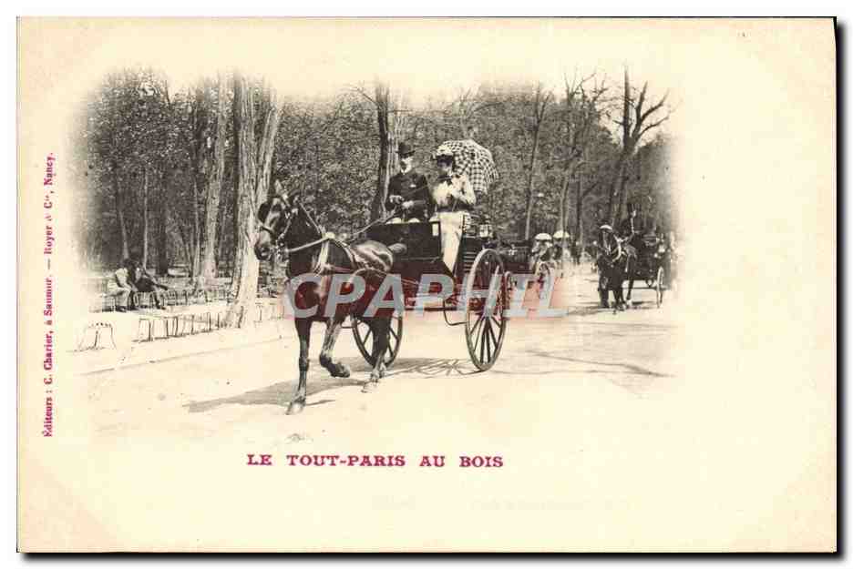 Todo París en el Bois — Nancy — Editor: C. Chartier, en Samur