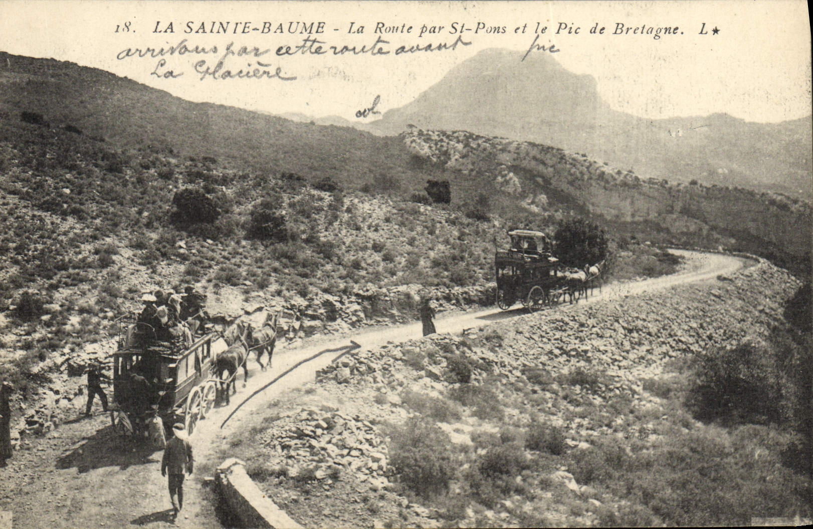 La Sainte-Baume — La Route par St-Pons et le Pic de Bretagne — L. La Glacière