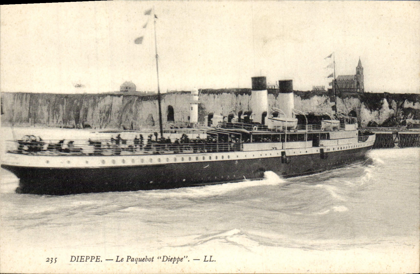 Dieppe — Le Paquebot "Dieppe" — LL.
