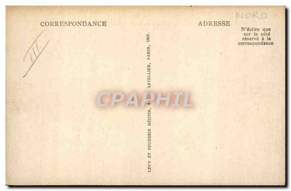 CPA Bateau Dunkerque Le cinq mats France au large  — Verso
