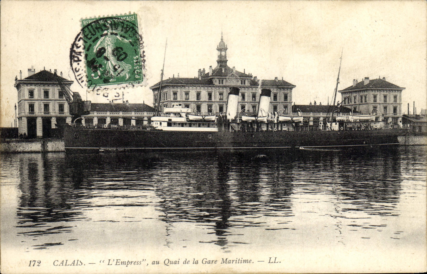 Calais — 'L'Empress' au Quai de la Gare Maritime — LL. n°172