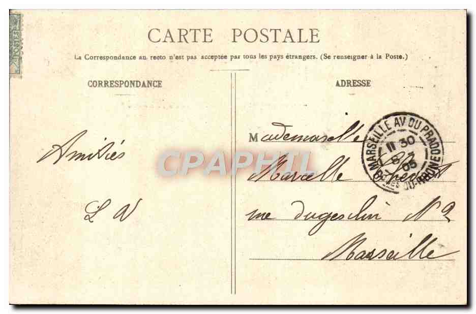 Février — calendrier avec saintes — Phototypie A. Benbaret & Cie, Nîmes — Verso