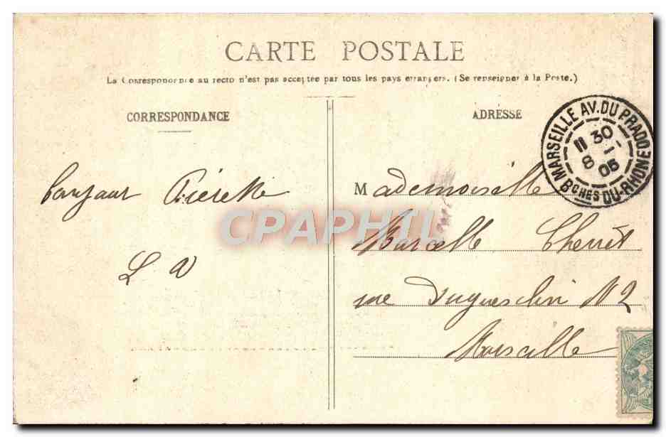 Femme en costume de campagne avec calendrier de mai — Néderphe A. Bernet & Cie, Marseille — Reverso