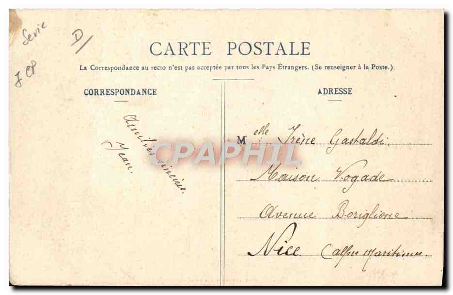 Idylle au temps des foins — Lucas faisait la fenaison — Phototype A. Berberet & Cie, Mandy — Verso