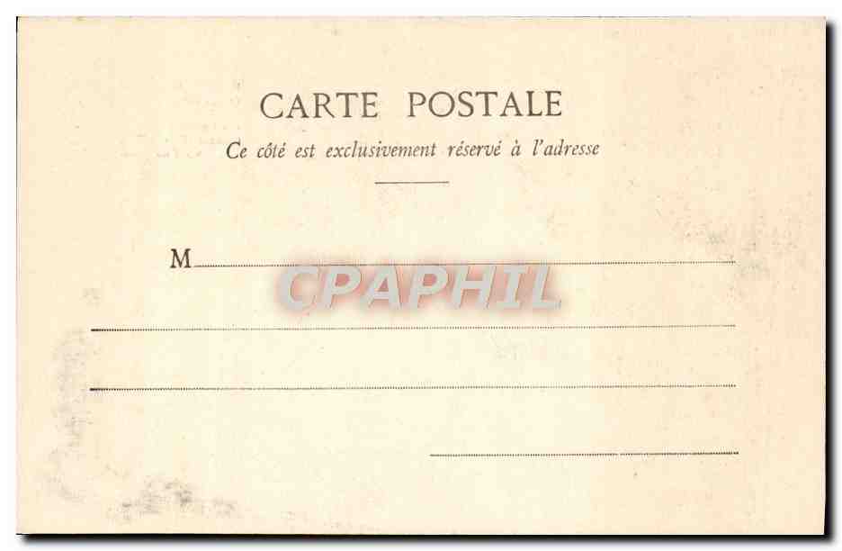 Mimi Pinson — mit Vogel in Käfig — Phototype A. Bergeret & Cie Nandy — Rückseite