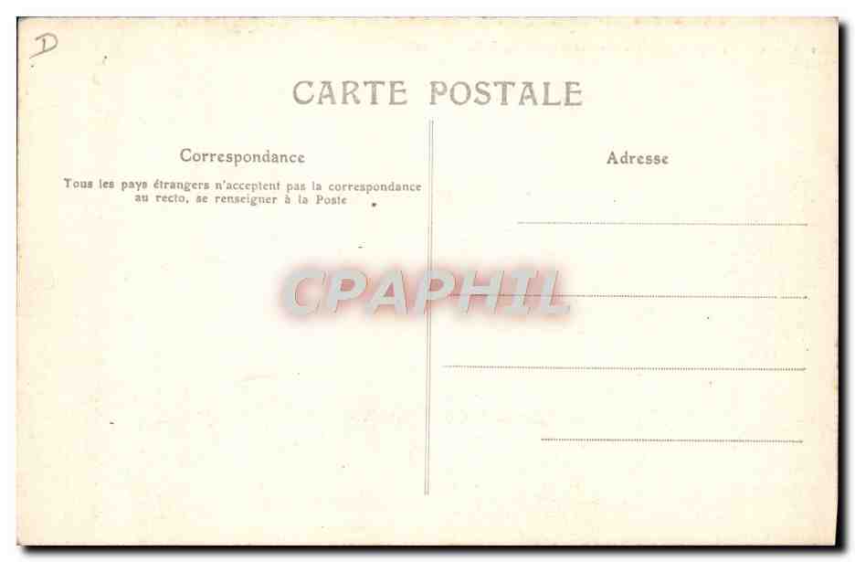 CPA Ane Mule Chatelaillon En route pour la peche  — Rückseite