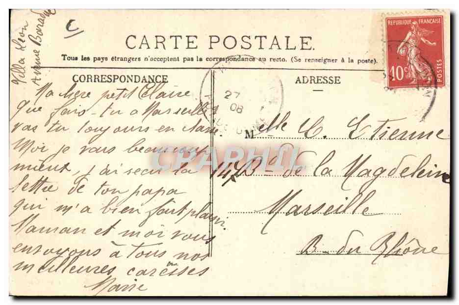 CPA Ane Mule Paysannes se rendant a la ville  — Rückseite